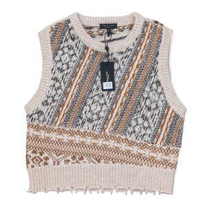 NWT Rag & Bone Hollis Fair Isle Sweater Vest Size M